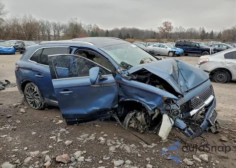 2019 Lincoln Nautilus Reserve из США, поврежденный, VIN 2LMPJ8LP0KBL11853